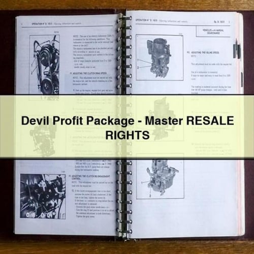 Devil Profit Package - MASTER RESALE RIGHTS