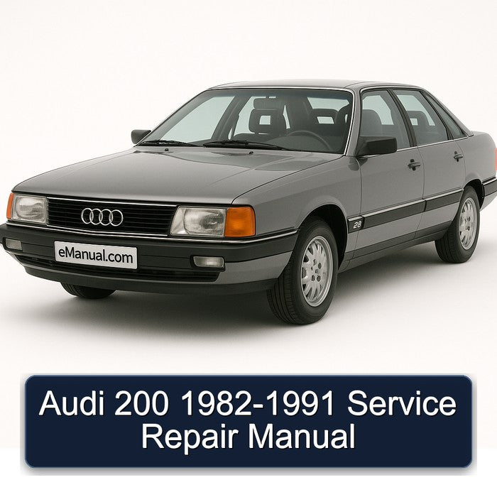 Audi 200 1982-1991 Service Repair Manual