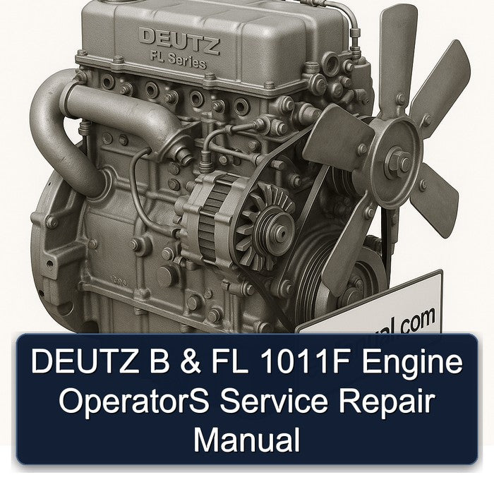 DEUTZ B & FL 1011F Engine OperatorS Service Repair Manual