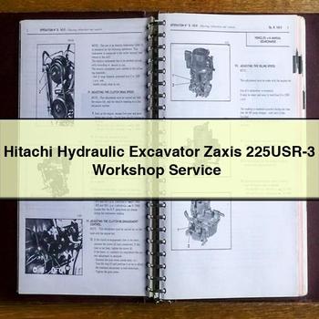 Hitachi Hydraulic Excavator Zaxis 225USR-3 Workshop Service Repair Manual