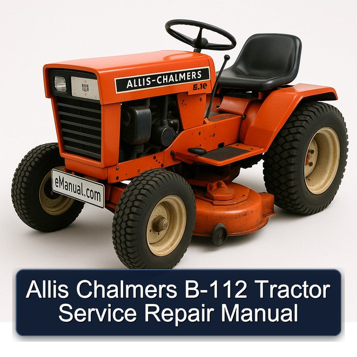 Allis Chalmers B-112 Tractor Service Repair Manual