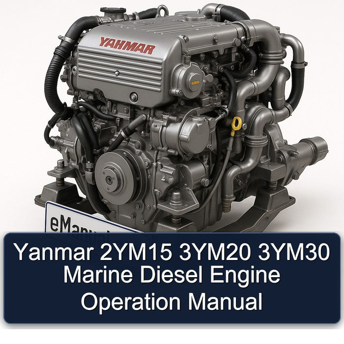 Yanmar 2YM15 3YM20 3YM30 Marine Diesel Engine Operation Manual