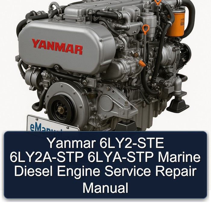 Yanmar 6LY2-STE 6LY2A-STP 6LYA-STP Marine Diesel Engine Service Repair Manual