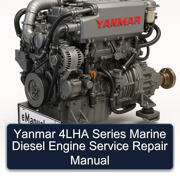 Yanmar 4LHA Series Marine Diesel Engine Service Repair Manual