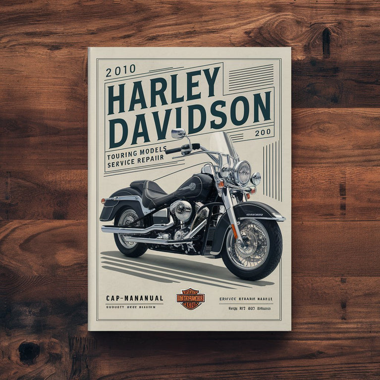 Manual de reparación y servicio de motocicletas de los modelos Touring de Harley Davidson 2010 (FLHT FLHTC FLHTCU FLHTK FLHR FLHRC FLTRX FLHX)