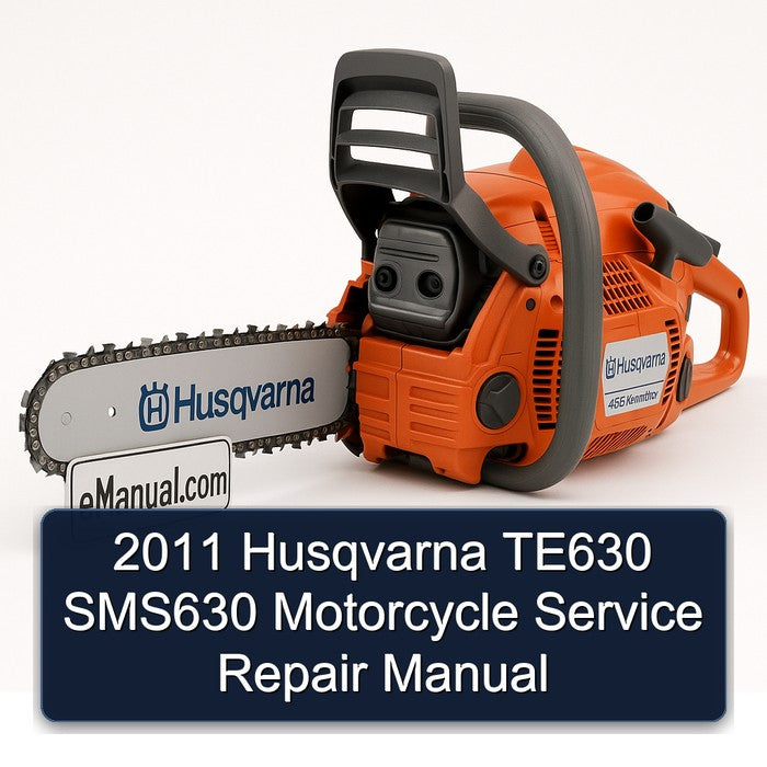 2011 Husqvarna TE630 SMS630 Motorcycle Service Repair Manual