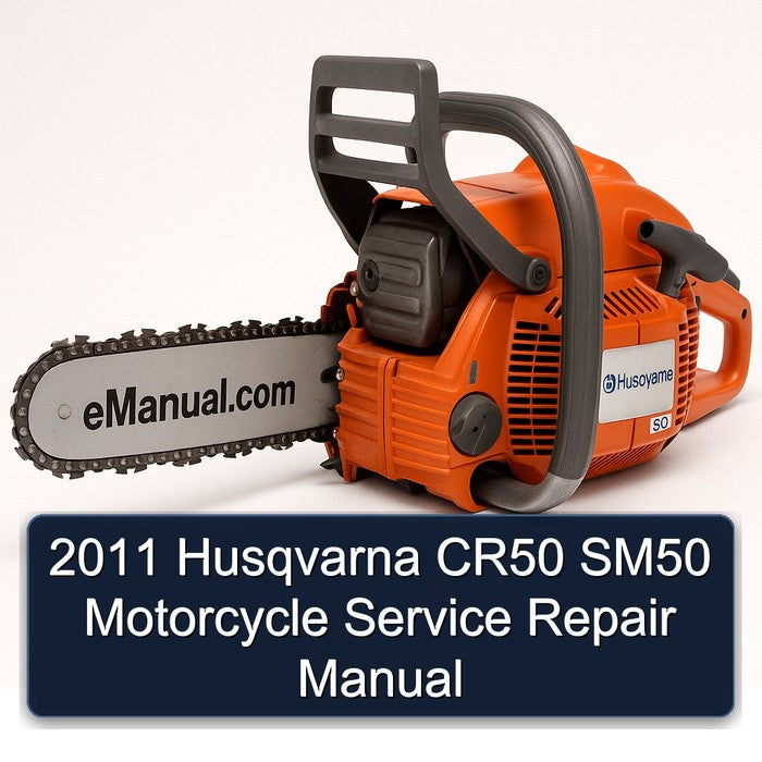 2011 Husqvarna CR50 SM50 Motorcycle Service Repair Manual
