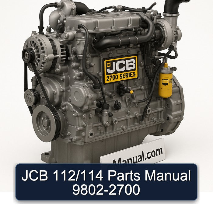 JCB 112/114 Parts 9802-2700 Catalog PDF