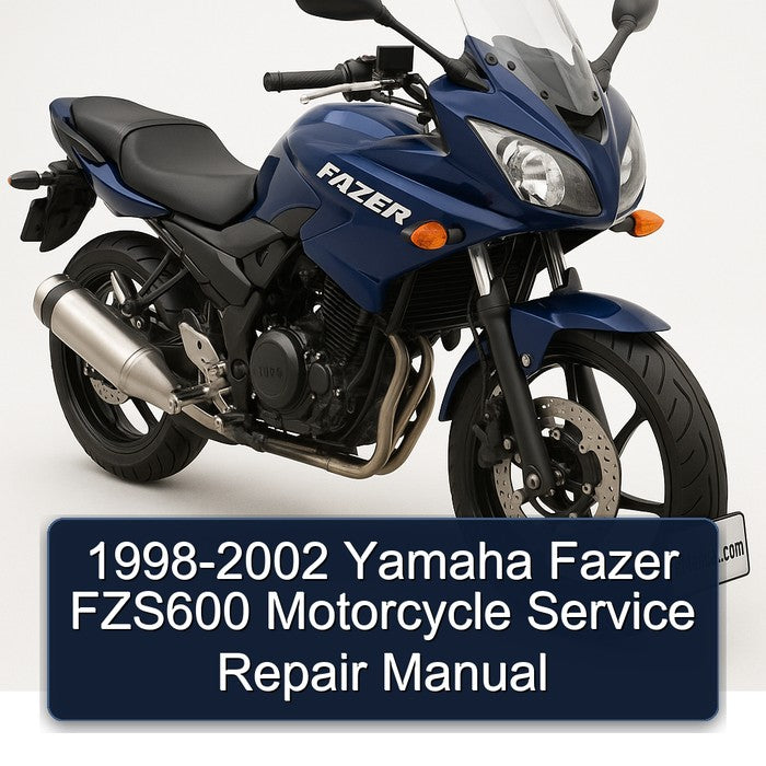 1998-2002 Yamaha Fazer FZS600 Motorcycle Service Repair Manual