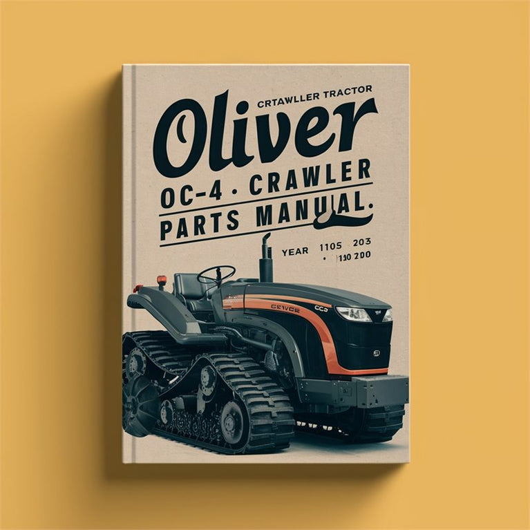OLIVER OC-4 Crawler Tractor Parts Manual PDF