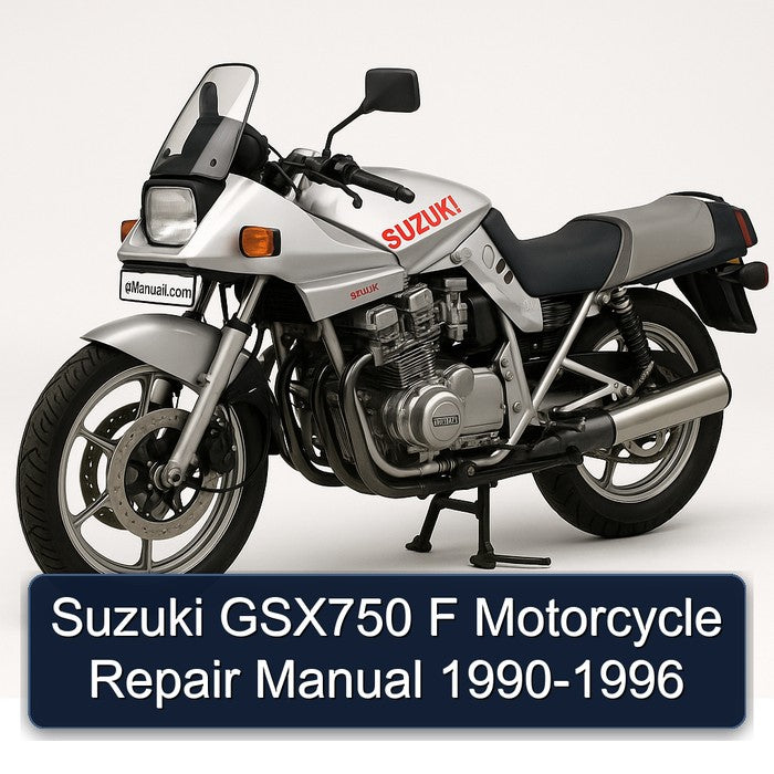 Suzuki GSX750 F Motorcycle Repair Manual 1990-1996