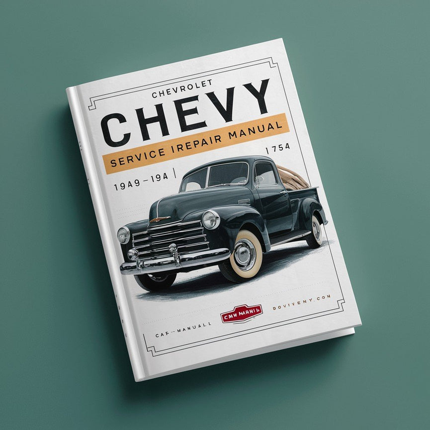 Manual de servicio y reparación de Chevrolet Chevy 1949-1954