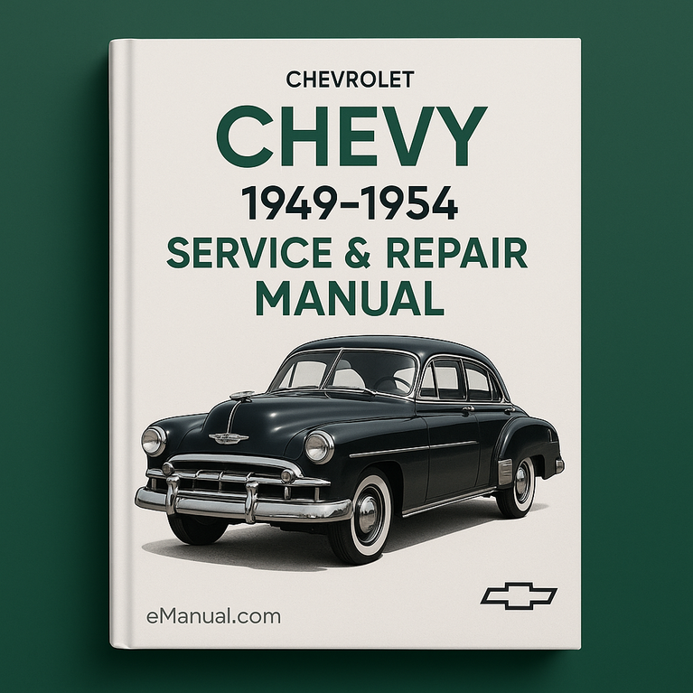 Chevrolet Chevy Service-Reparaturhandbuch 1949-1954