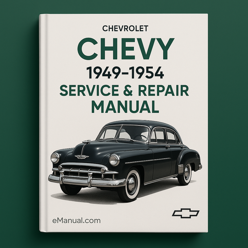 Chevrolet Chevy Service-Reparaturhandbuch 1949-1954