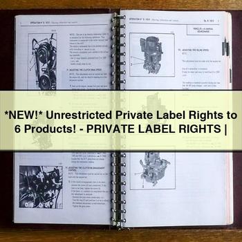 Unrestricted to 6 Products-PRIVATE LABEL RIGHTS
