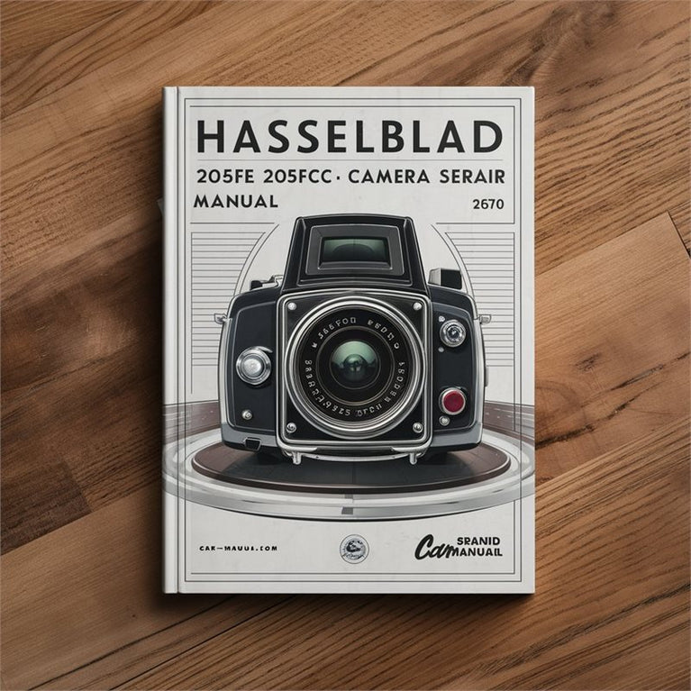 Hasselblad 203FE 205FCC and 205TCC camera Service Manual PDF