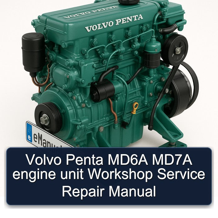 Volvo Penta MD6A MD7A engine unit Workshop Service Repair Manual