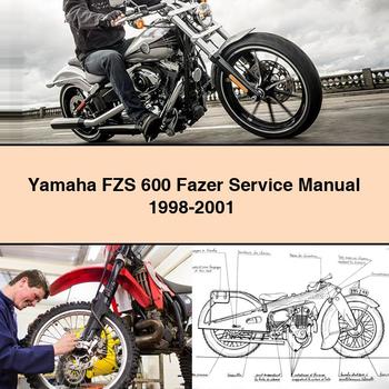 Manual de reparación de servicio Yamaha FZS 600 Fazer 1998-2001