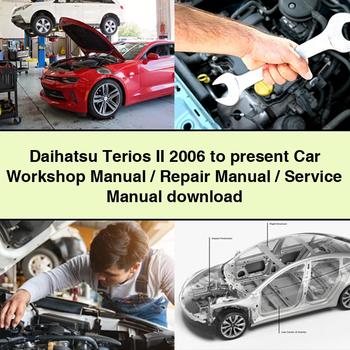 Daihatsu Terios II 2006 to present Car Workshop Manual/Repair Manual/Service Manual download