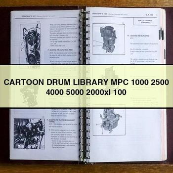 CARTOON DRUM LIBRARY MPC 1000 2500 4000 5000 2000xl 100