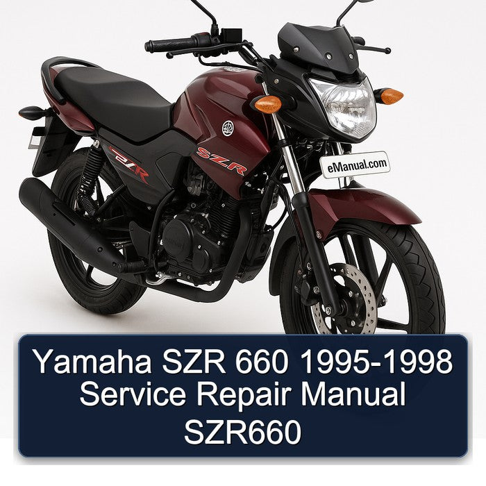 Yamaha SZR 660 1995-1998 Service Repair Manual SZR660