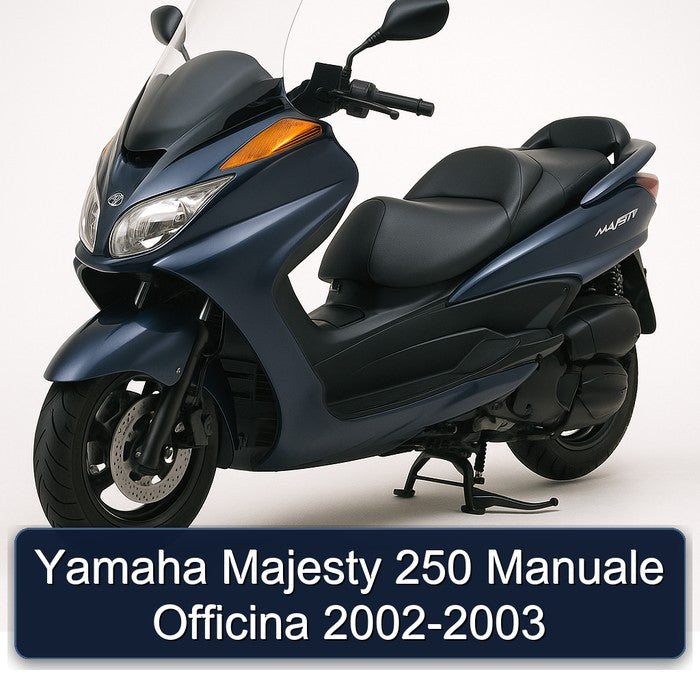 Yamaha Majesty 250 Manuale Officina 2002-2003