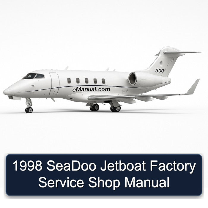 1998 Seadoo Jetboat Shop Service Repair Workshop Manual PDF