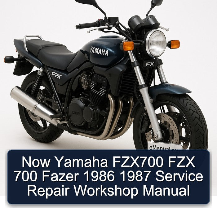 Now Yamaha FZX700 FZX 700 Fazer 1986 1987 Service Repair Workshop Manual