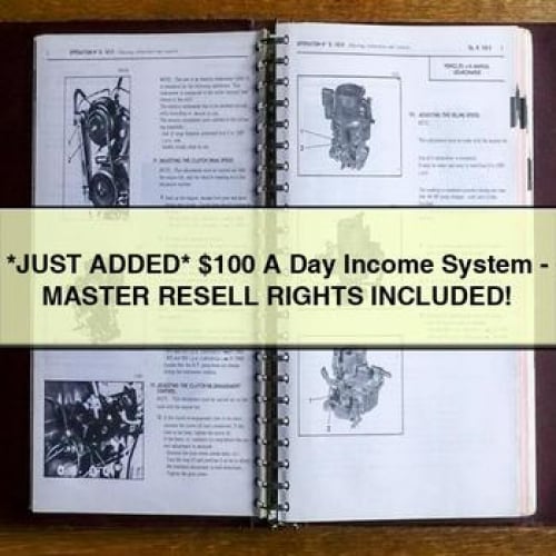 *JUST ADDED* $100 A Day Income System - MASTER RESELL RIGHTS INCLUDED