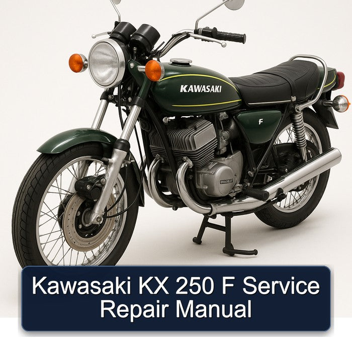 Kawasaki KX 250 F Service Repair Manual