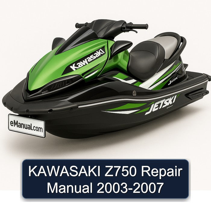 KAWASAKI Z750 Repair Manual 2003-2007