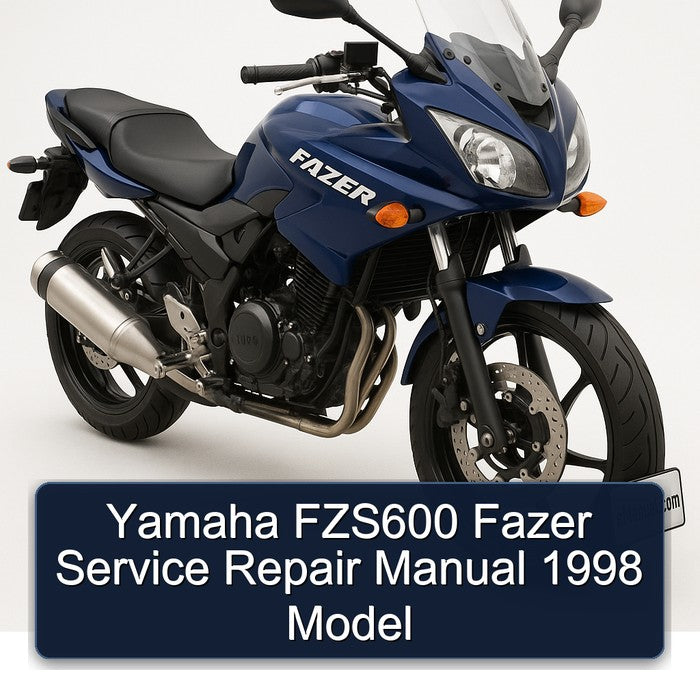 Yamaha FZS600 Fazer Service Repair Manual 1998 Model