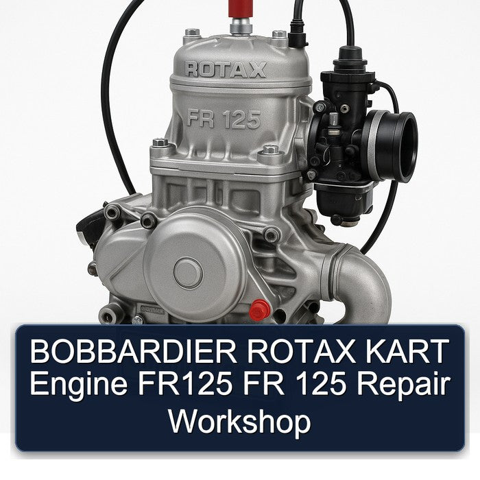 Rotax FR 125 Bobbardier Kart Engine FR125 Service Repair Workshop Manual PDF