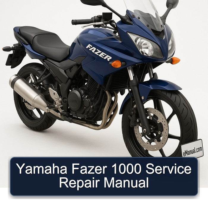 Yamaha Fazer 1000 Service Repair Manual