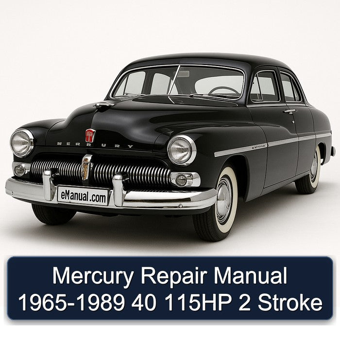 Mercury Repair Manual 1965-1989 40 115HP 2 Stroke