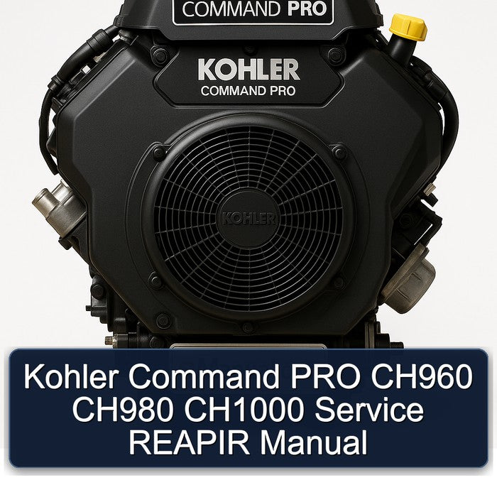 Kohler Command PRO CH960 CH980 CH1000 Service REAPIR Manual