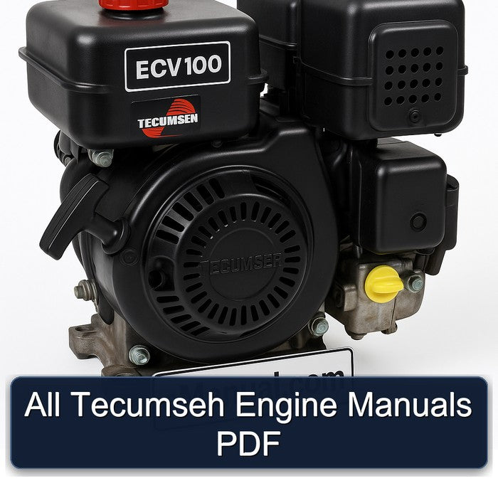 Tecumseh 100 915 940 920 300 930 600 1000 1100 601 12 700H ECV100 H22 HH40 HHM80 HMSK70 HS40 Service Manual