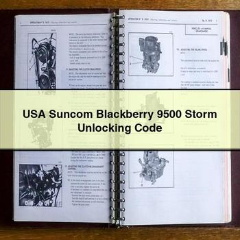 USA Suncom Blackberry 9500 Storm Unlocking Code