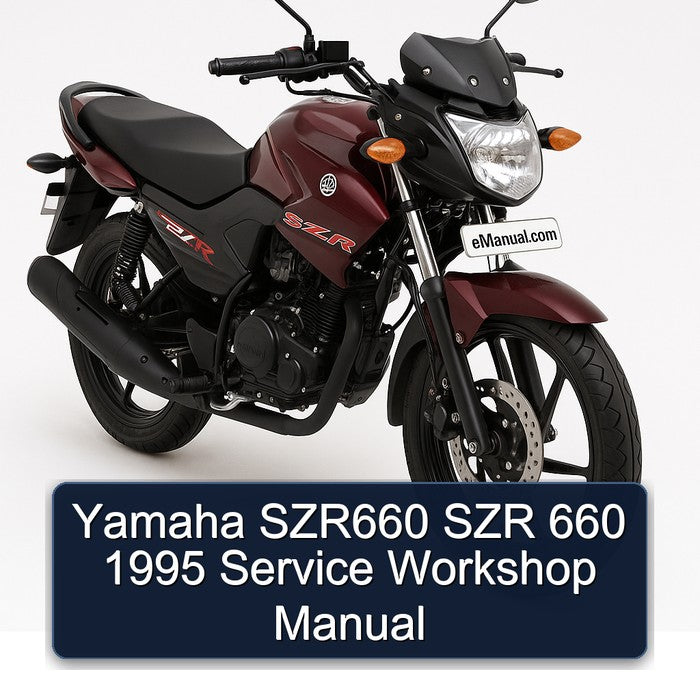 Yamaha SZR660 SZR 660 1995 Service Workshop Manual
