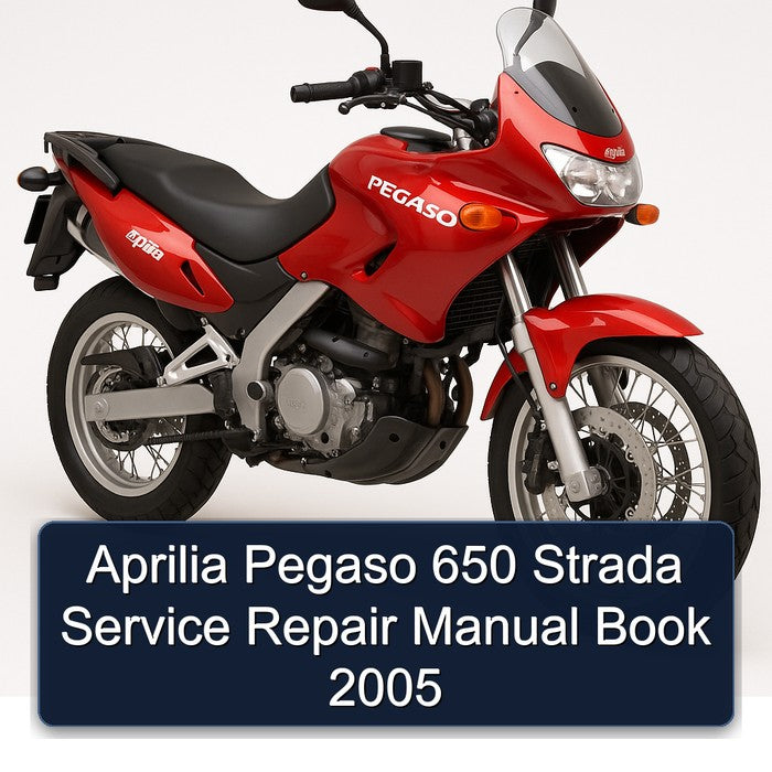 Aprilia Pegaso 650 Strada Service Repair Manual Book 2005