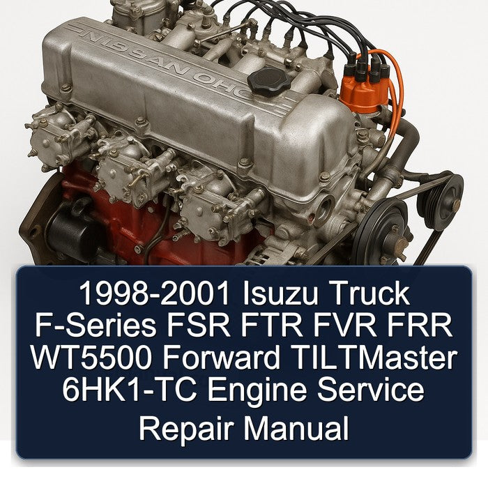 1998-2001 Datsun L Series & Z Isuzu Truck F-series FSR FTR FVR FRR WT5500 Forward Tiltmaster 6HK1-TC Engine Service Repair Workshop Manual PDF