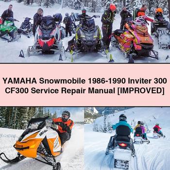 Yamaha Snowmobile 1986-1990 Inviter 300 CF300 Service Repair Manual