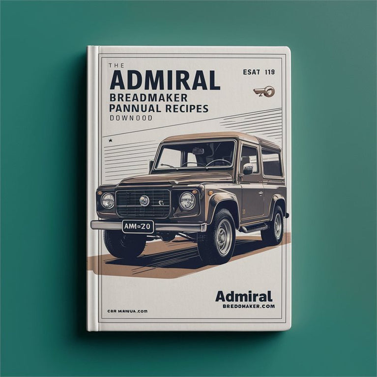 Admiral Breadmaker Parts ABM270 Manual Recipes PDF Download Download