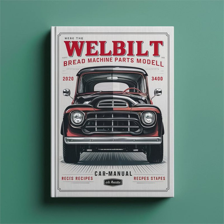 Welbilt Bread Machine Parts Model ABM3400 Instruction Manual Recipes ABM 3400 PDF Download Download
