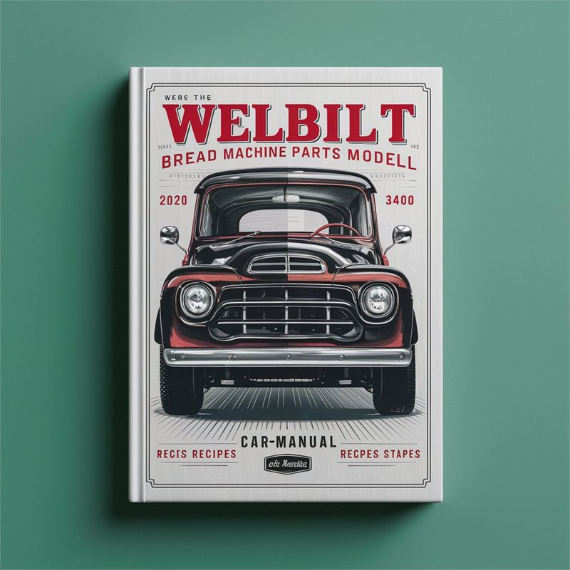 Welbilt Bread Machine Parts Model ABM3400 Instruction Manual Recipes ABM 3400 PDF Download Download
