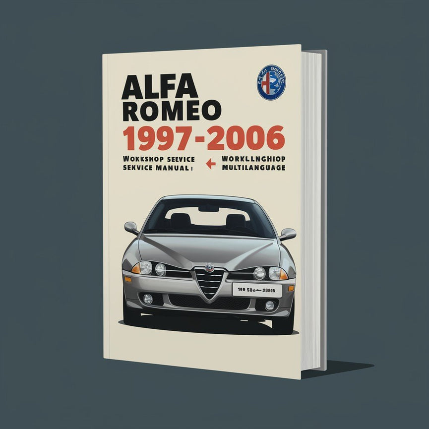 Alfa Romeo 156 – 1997–2006 – Werkstatt-Service-Reparaturhandbuch – mehrsprachig