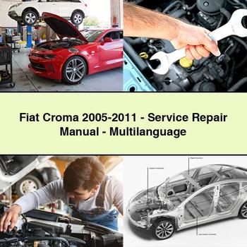 Fiat Croma 2005-2011 - Service-Reparaturhandbuch - Mehrsprachig