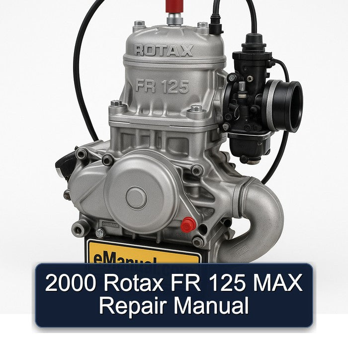 2000 Rotax FR 125 MAX Service Repair Workshop Manual PDF