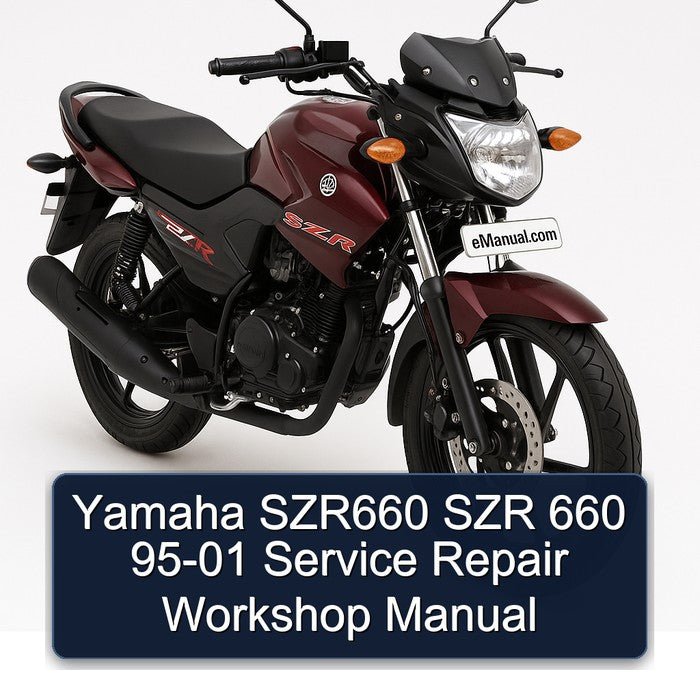 Yamaha SZR660 SZR 660 95-01 Service Repair Workshop Manual