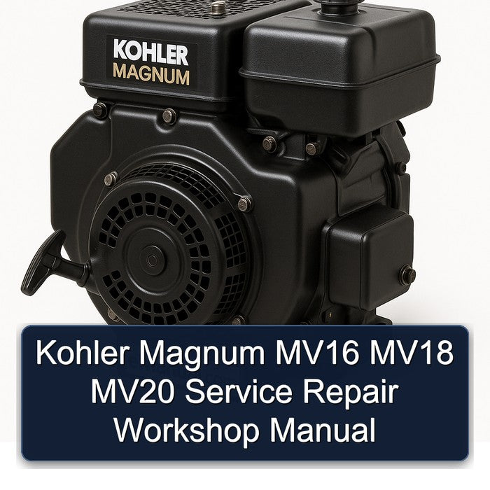 Kohler Magnum MV16 MV18 MV20 Service Repair Workshop Manual